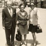 Blanche with her parents, Ed & Verena